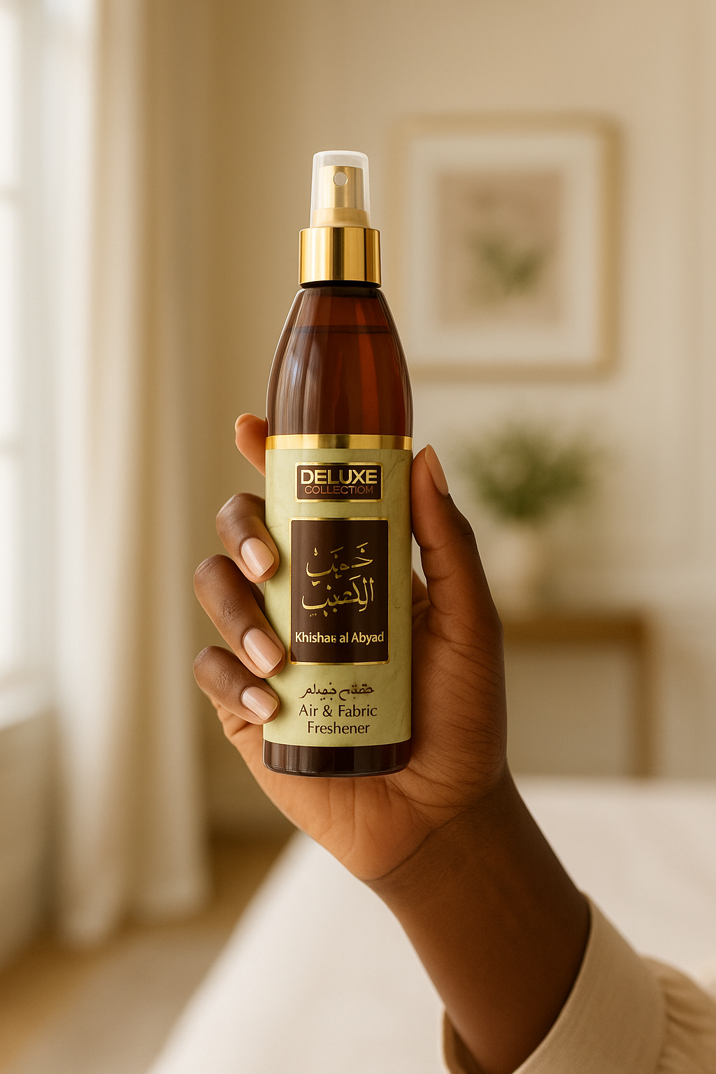 Parfum textile Abiyad - Notes boisées fraîches 🪵