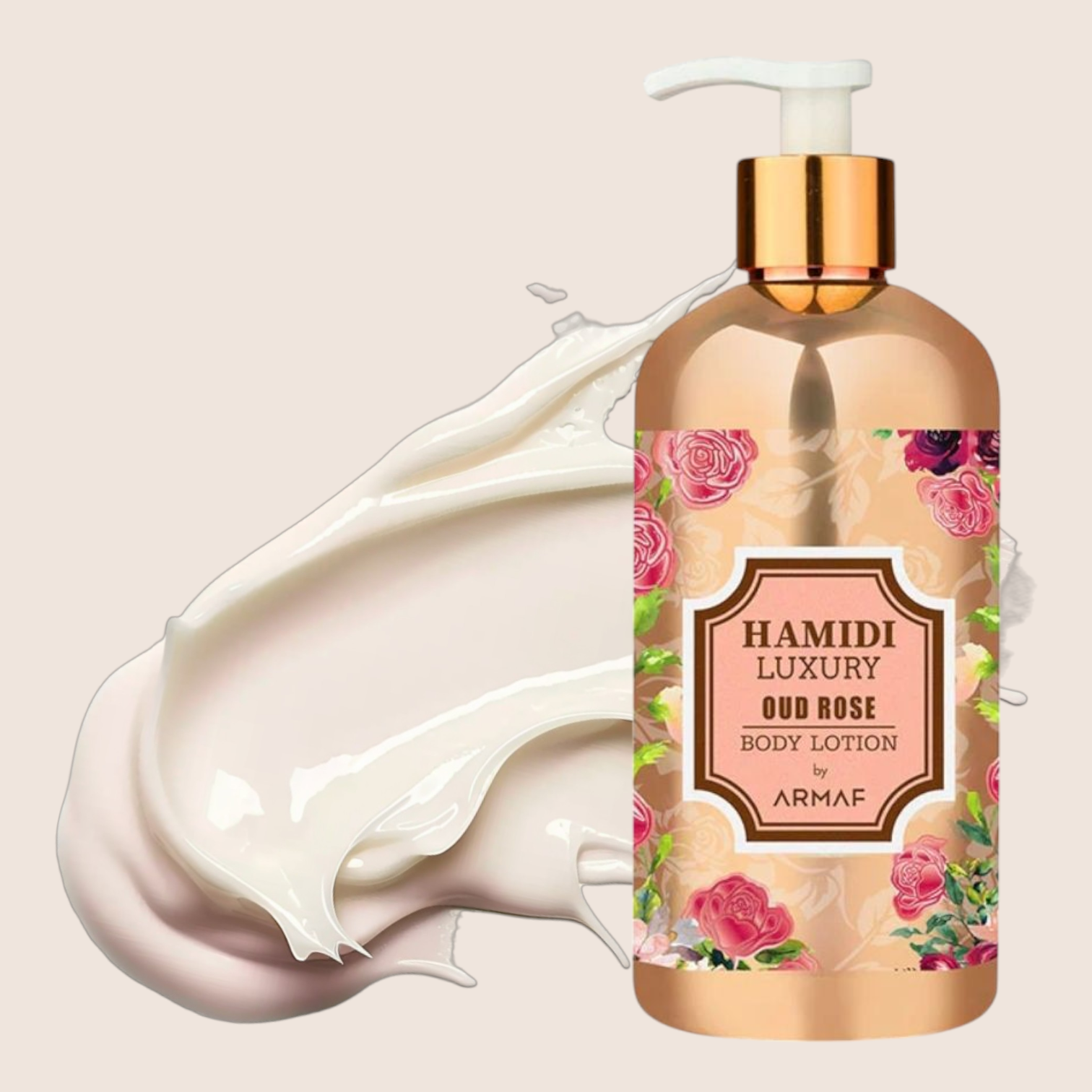 Crème sans alcool 2en1 : Hydratante et Parfumante - Oud&Rose 🌹